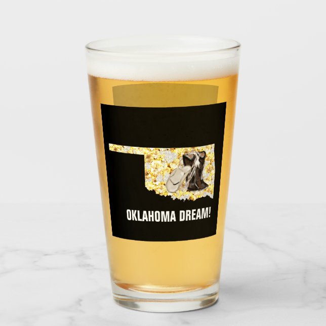 OKLAHOMA DREAM! GLASS (Front Filled)