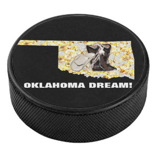 OKLAHOMA DREAM! HOCKEY PUCK