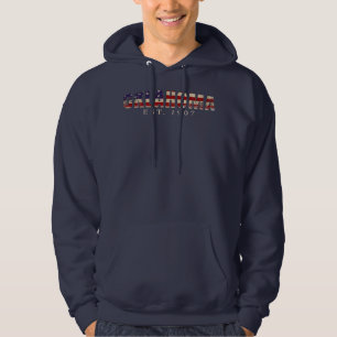 Oklahoma Est 1907 Oklahoma US States America USA Hoodie