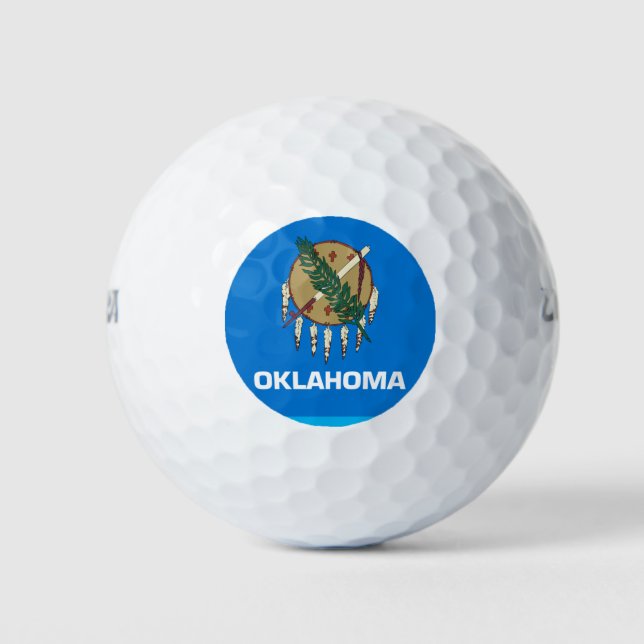 OKLAHOMA FLAG GOLF BALLS (Front)