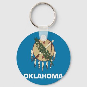 Oklahoma Flag Key Ring