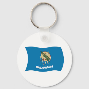 Oklahoma Flag Keychain