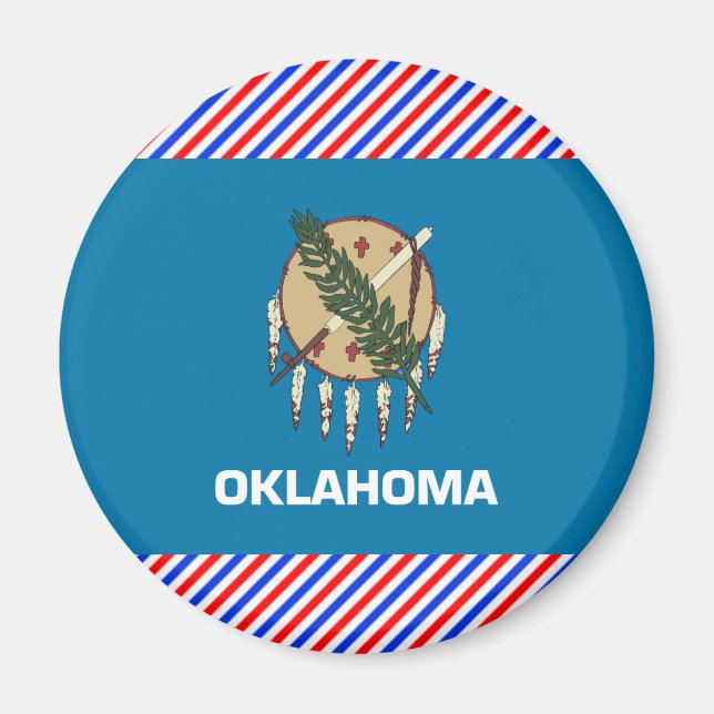 Oklahoma Flag Magnet (Front)