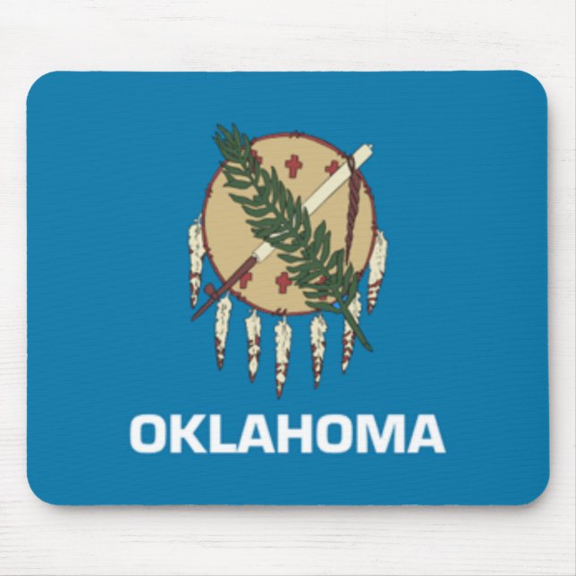 Oklahoma Flag Mousepad (Front)