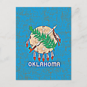 OKLAHOMA FLAG POSTCARD
