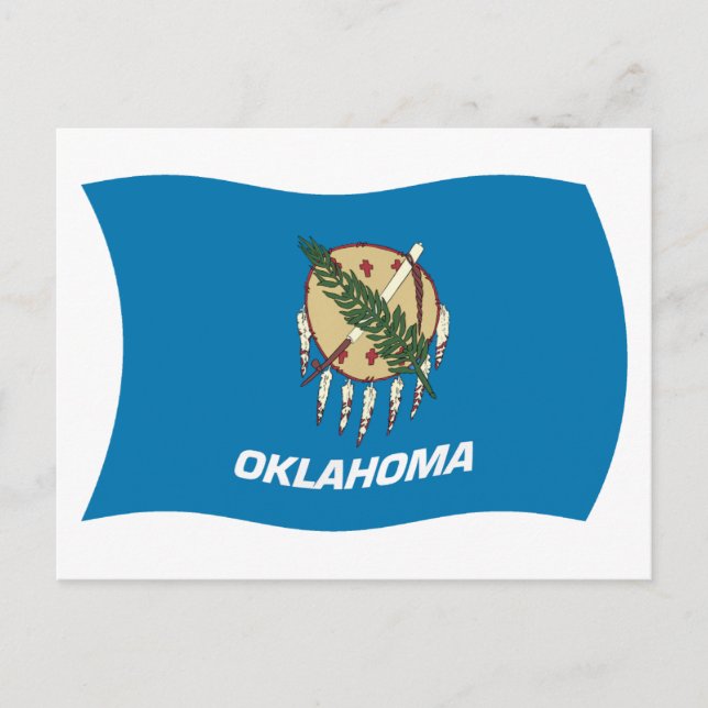 Oklahoma Flag Postcard (Front)