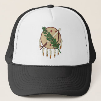 Oklahoma Flag Theme 00 Trucker Hat