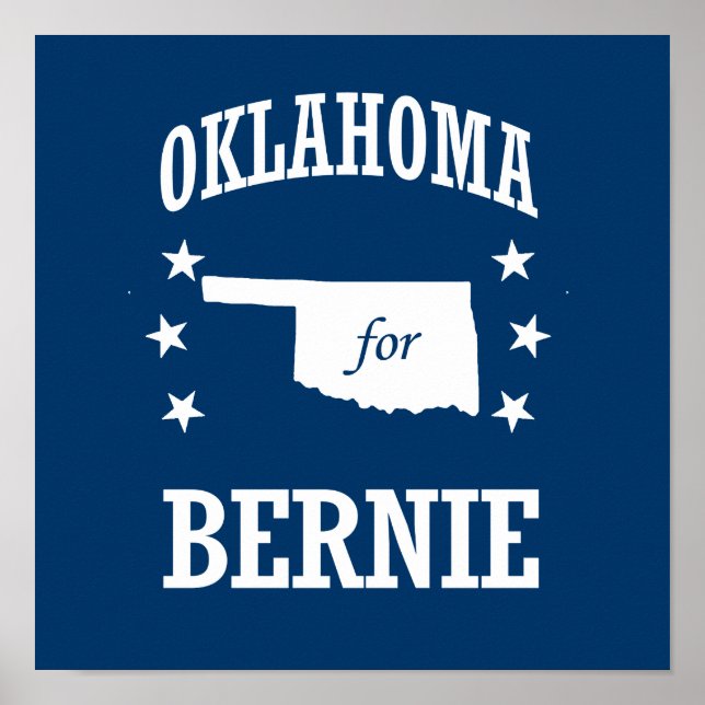 OKLAHOMA FOR BERNIE SANDERS POSTER (Front)