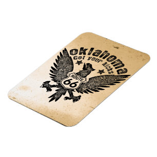 Oklahoma Get Your Kicks Magnet