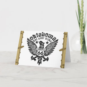Oklahoma Get Your Kicks Thank You Card