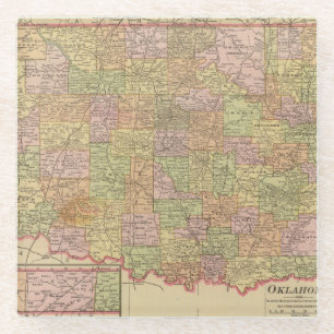 Oklahoma Glass Coaster
