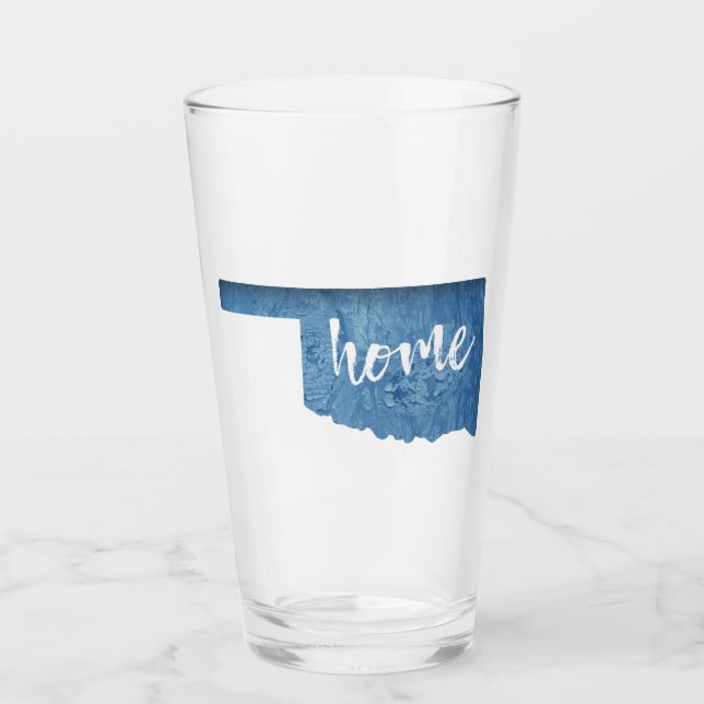 Oklahoma Home Wood Grain Glass (Front)