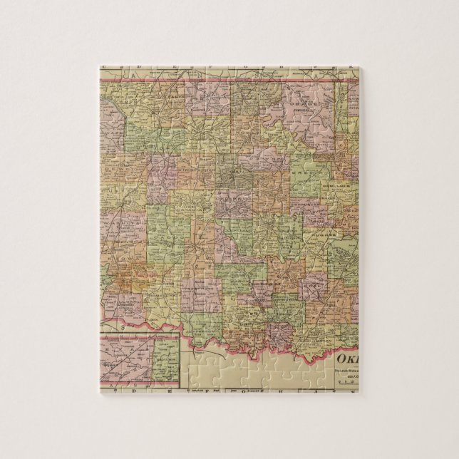Oklahoma Jigsaw Puzzle (Vertical)