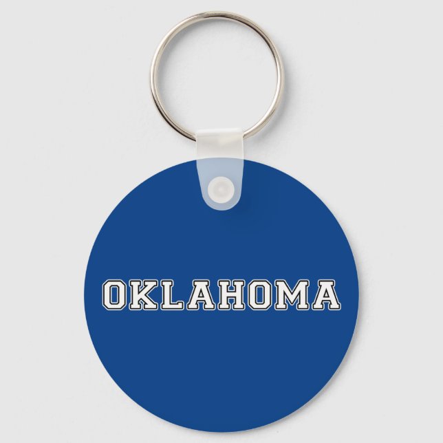 Oklahoma Key Ring (Front)