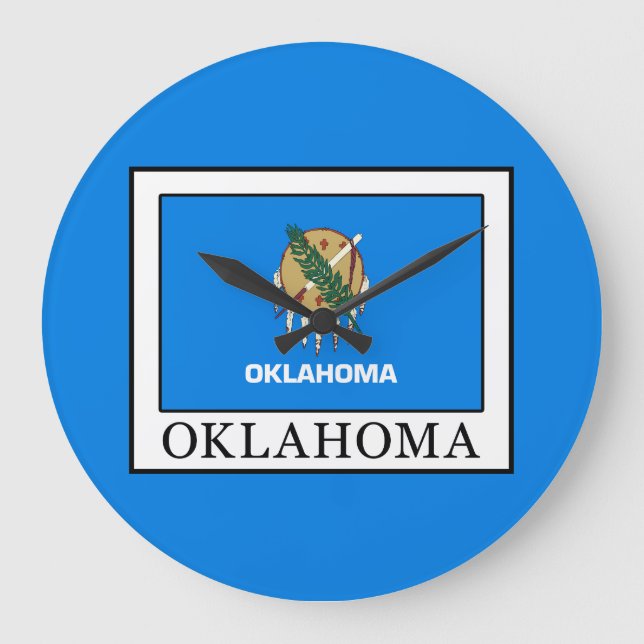 Oklahoma Large Clock (Front)