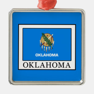 Oklahoma Metal Tree Decoration