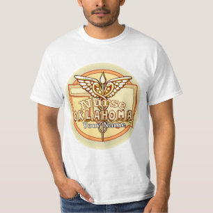 Oklahoma Nurse Caduceus T-Shirt