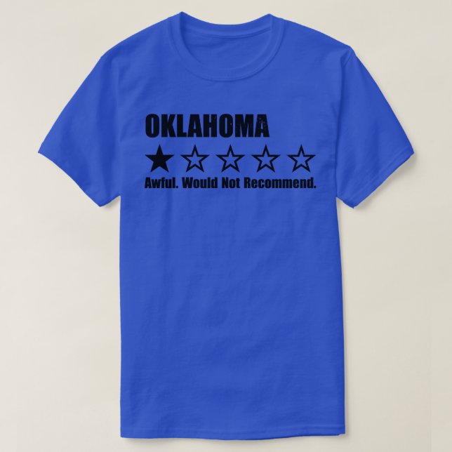 Oklahoma One Review T-Shirt (Design Front)