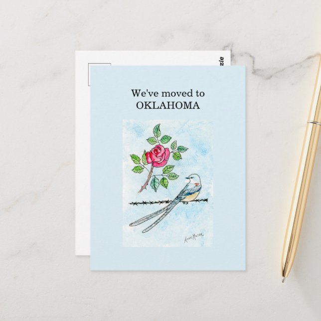 Oklahoma Postcard (Front/Back In Situ)