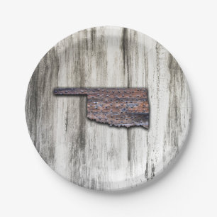 Oklahoma Rivets Paper Plate