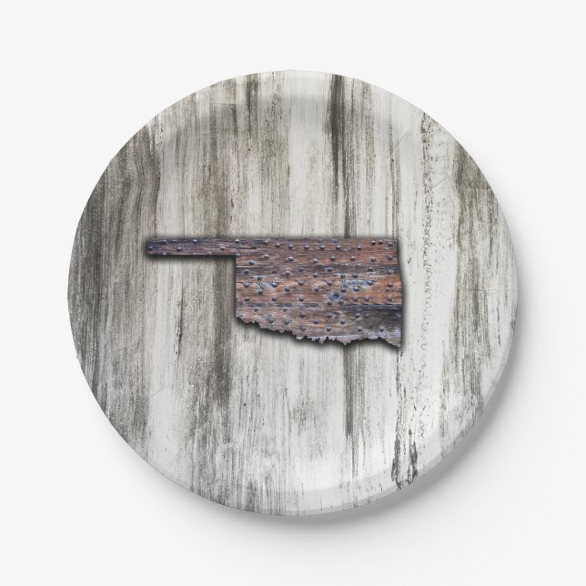Oklahoma Rivets Paper Plate (Front)