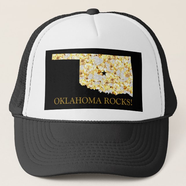 OKLAHOMA ROCKS TRUCKER HAT (Front)