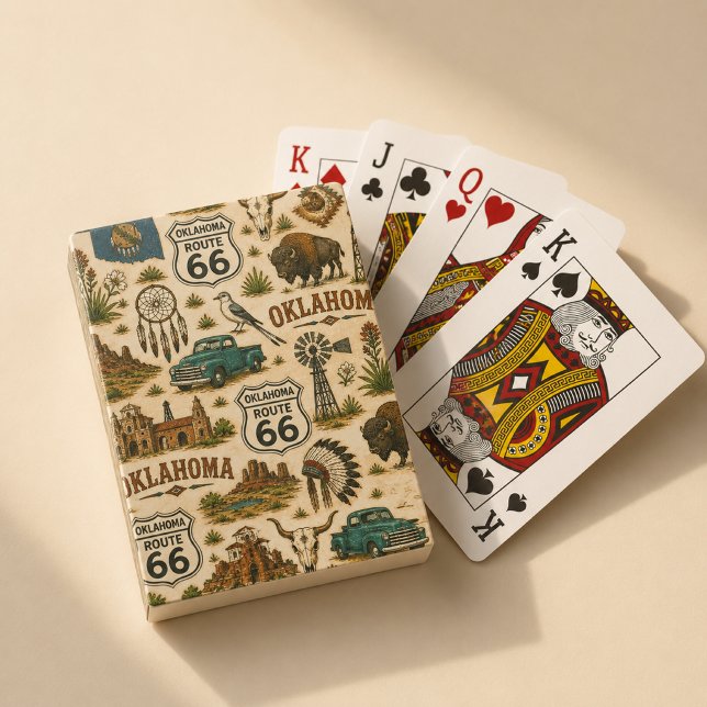 Oklahoma Route 66 Lucky Prairie Playing Cards (Creator Uploaded)
