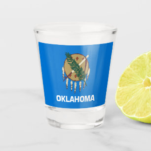 OKLAHOMA SHOT GLASS