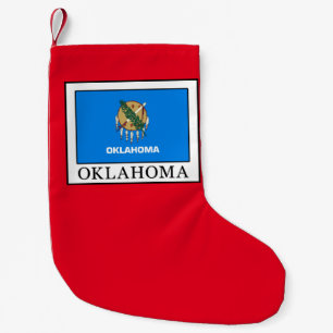Oklahoma Small Christmas Stocking