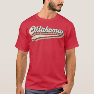 Oklahoma Sports Name Vintage Retro Gift Men Women T-Shirt