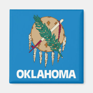 Oklahoma State Flag Magnet