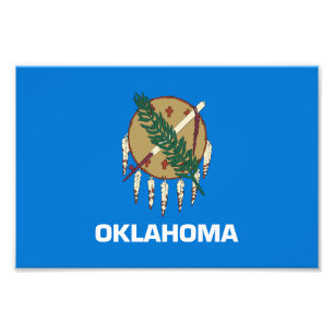 Oklahoma State Flag Photo Print