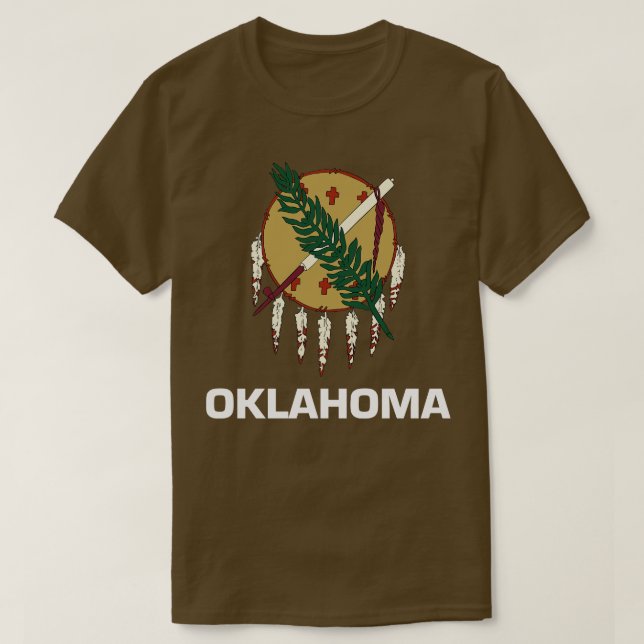 Oklahoma State Flag T-Shirt (Design Front)