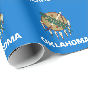 Oklahoma State Flag Wrapping Paper