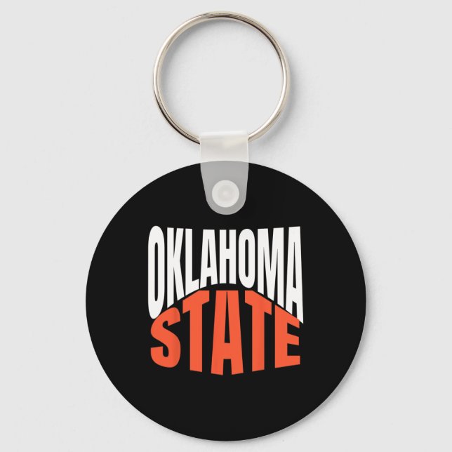 Oklahoma State  Key Ring (Front)