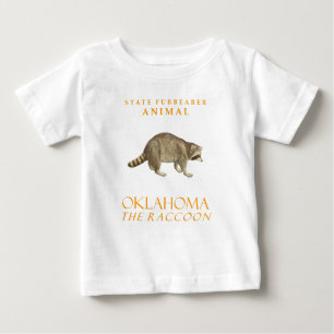 Oklahoma Territory Furbearer Animal The Racoon Baby T-Shirt