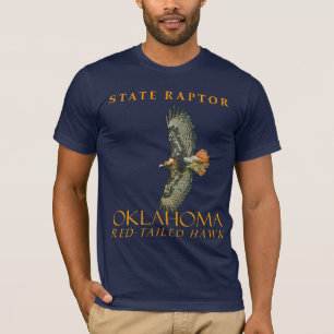 Oklahoma Territory Raptor The Red-Tailed Hawk T-Shirt
