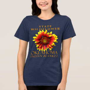Oklahoma Territory Wildflower The Blanketflower Tri-Blend Shirt