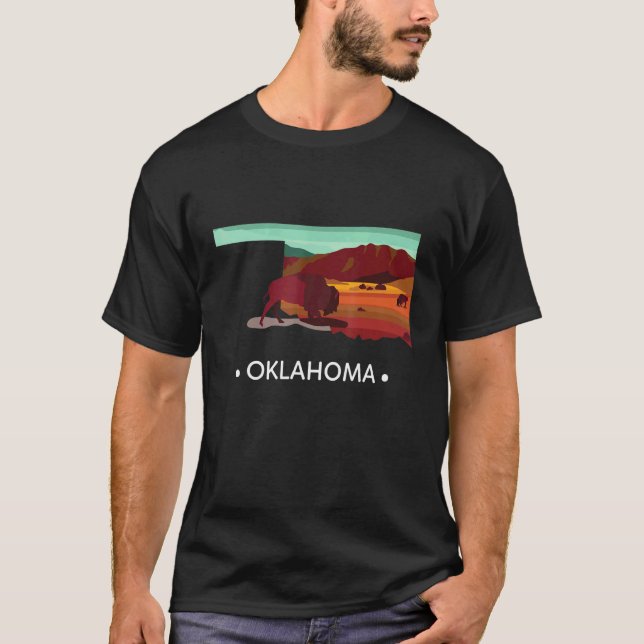 Oklahoma The Sooner State T-Shirt (Front)