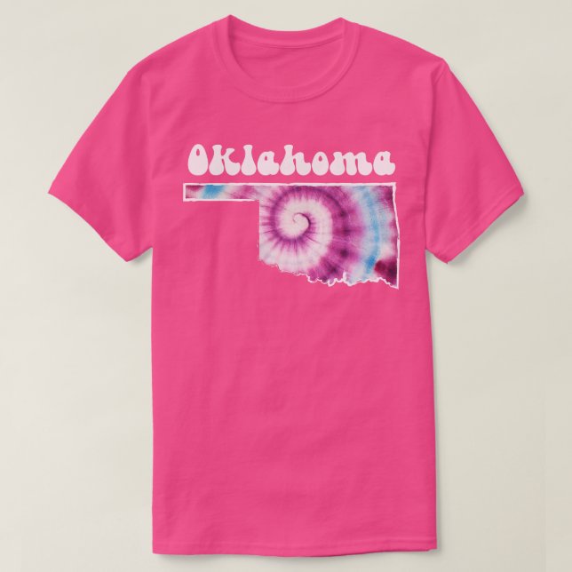 Oklahoma Tie Dye T-Shirt (Design Front)
