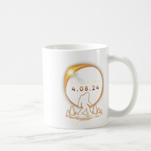 Oklahoma Total Solar Eclipse 2024 Bigfoot Solar Ec Coffee Mug