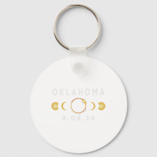 Oklahoma Total Solar Eclipse April 8 2024 Solar Ec Key Ring