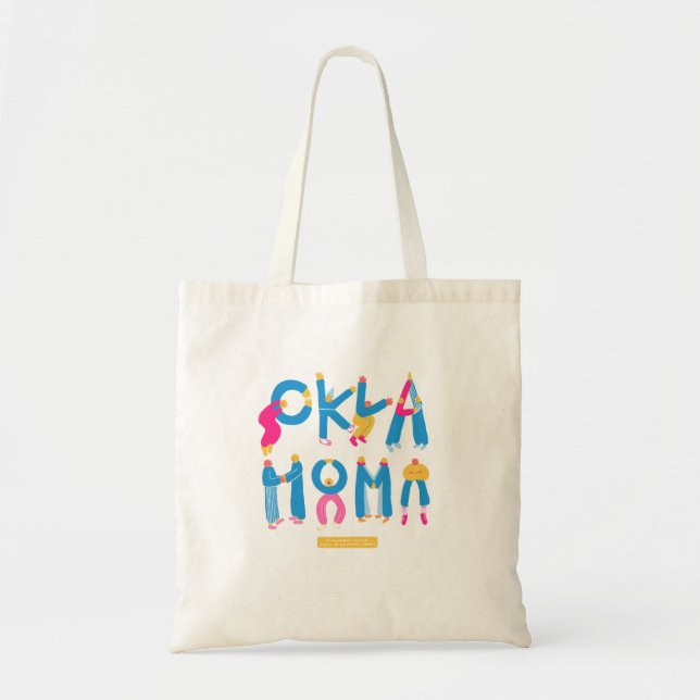 Oklahoma tote  bag (Front)