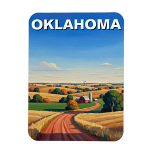 Oklahoma Travel Magnet