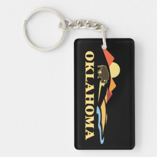 Oklahoma United States of America Key Ring