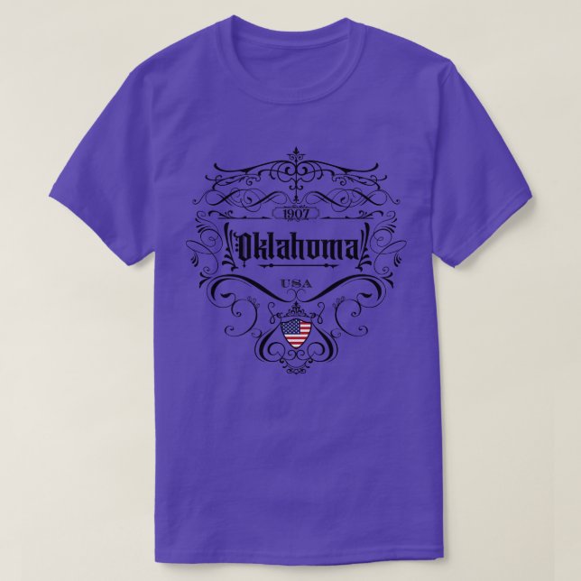 Oklahoma Vintage design T-Shirt (Design Front)