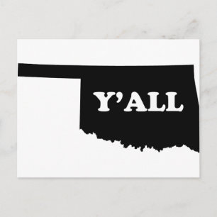 Oklahoma Yall Postcard
