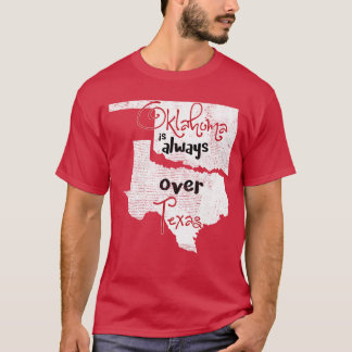 Oklahomaeas Rivals Okie Distressedshirt funny T-Shirt