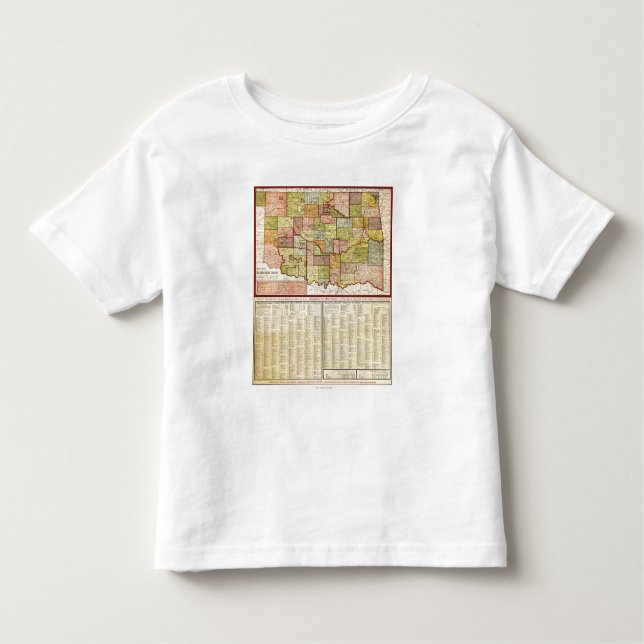 OklahomaPanoramic MapOklahoma Toddler T-Shirt (Front)
