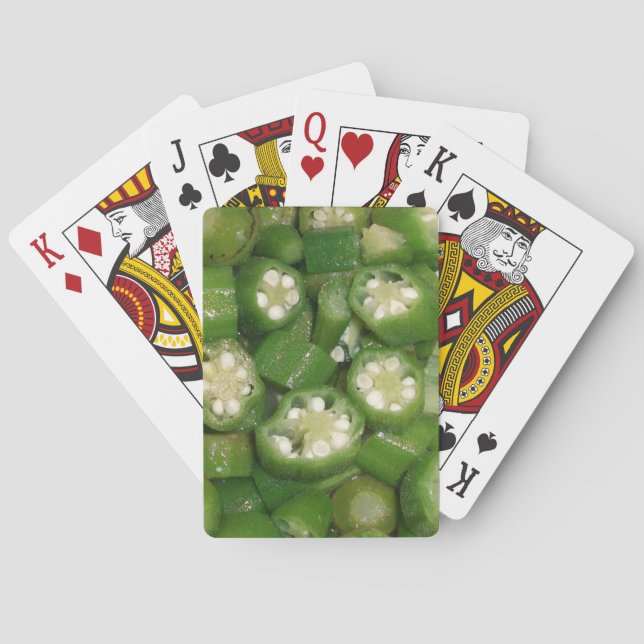 Okra Playing Cards (Back)